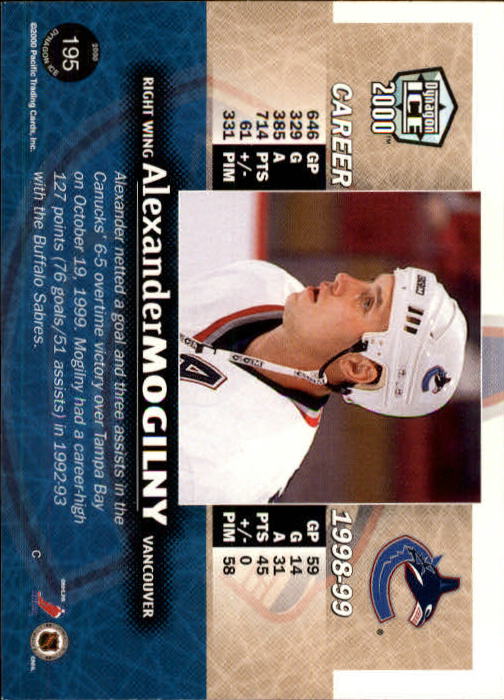 A9009- 1999-00 Pacific Dynagon Ice Hk Cards 1-204 -You Pick- 15+ FREE US SHIP - Picture 383 of 407