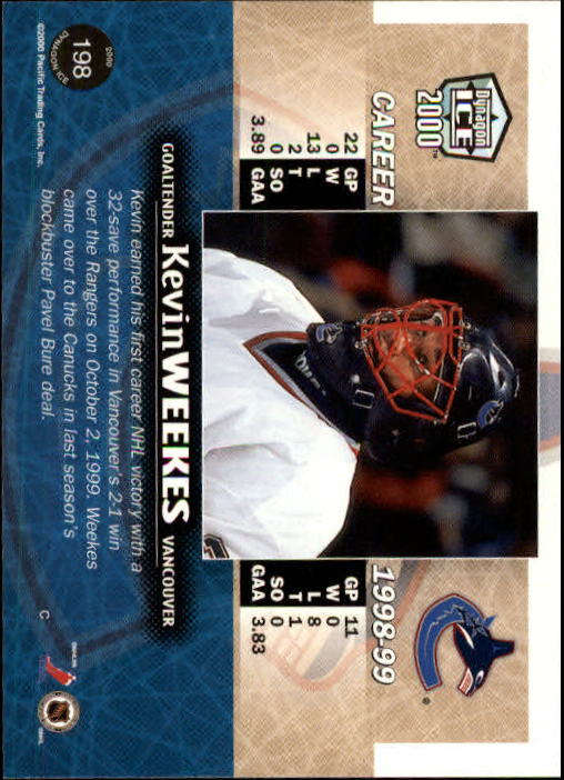 A9009- 1999-00 Pacific Dynagon Ice Hk Cards 1-204 -You Pick- 15+ FREE US SHIP - Picture 389 of 407