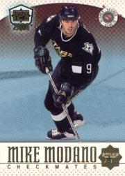 1999-00 Pacific Dynagon Ice Checkmates American #9 Mike Modano/Derian Hatcher