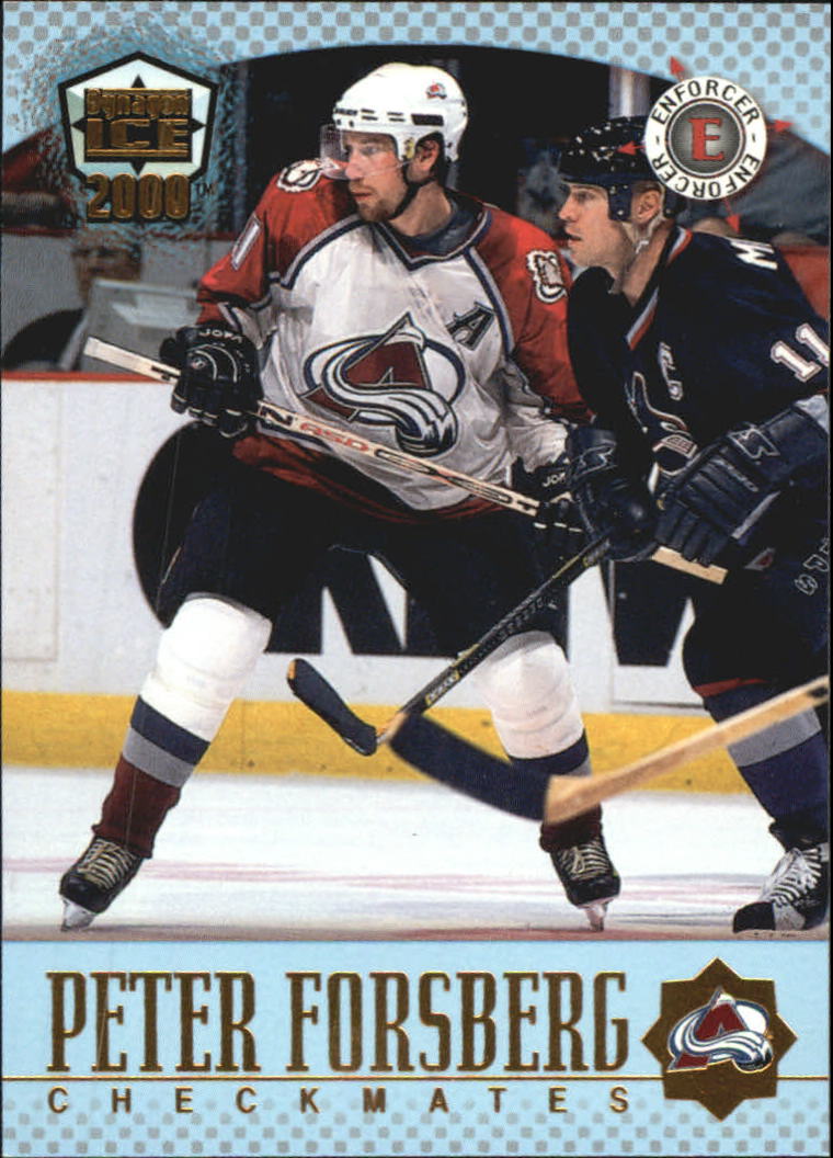 1999-00 Pacific Dynagon Ice Checkmates American #20 Peter Forsberg/Chris Drury