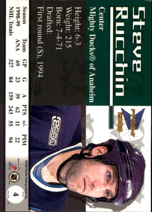 A5427- 1999-00 Pacific Prism Hk #s 1-150 +Rookies -You Pick- 15+ FREE US SHIP - Picture 9 of 293