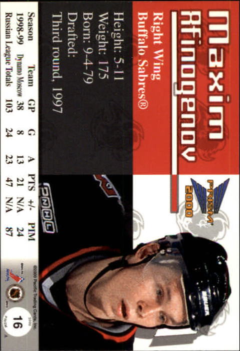 A5427- 1999-00 Pacific Prism Hk #s 1-150 +Rookies -You Pick- 15+ FREE US SHIP - Picture 31 of 293