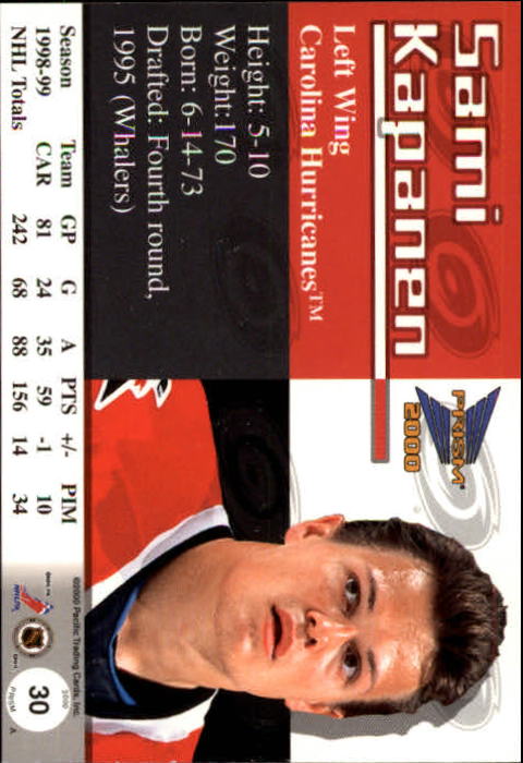 A5427- 1999-00 Pacific Prism Hk #s 1-150 +Rookies -You Pick- 15+ FREE US SHIP - Picture 59 of 293