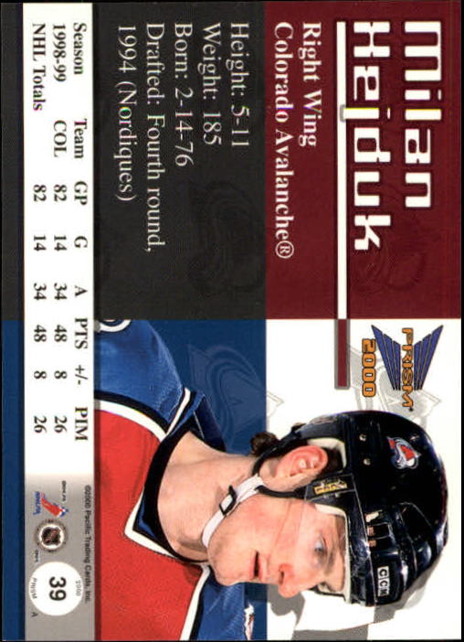 A5427- 1999-00 Pacific Prism Hk #s 1-150 +Rookies -You Pick- 15+ FREE US SHIP - Picture 77 of 293