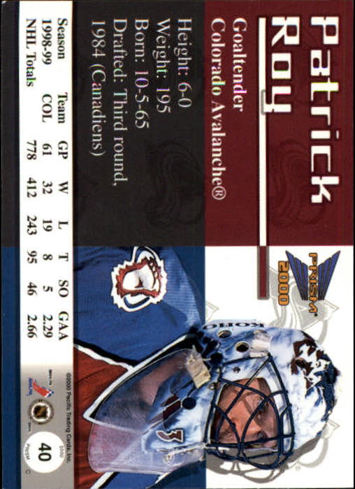 A5427- 1999-00 Pacific Prism Hk #s 1-150 +Rookies -You Pick- 15+ FREE US SHIP - Picture 79 of 293