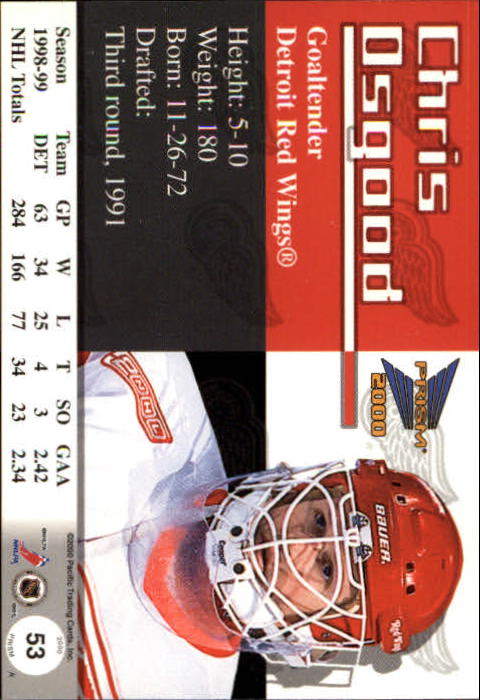 A5427- 1999-00 Pacific Prism Hk #s 1-150 +Rookies -You Pick- 15+ FREE US SHIP - Picture 105 of 293