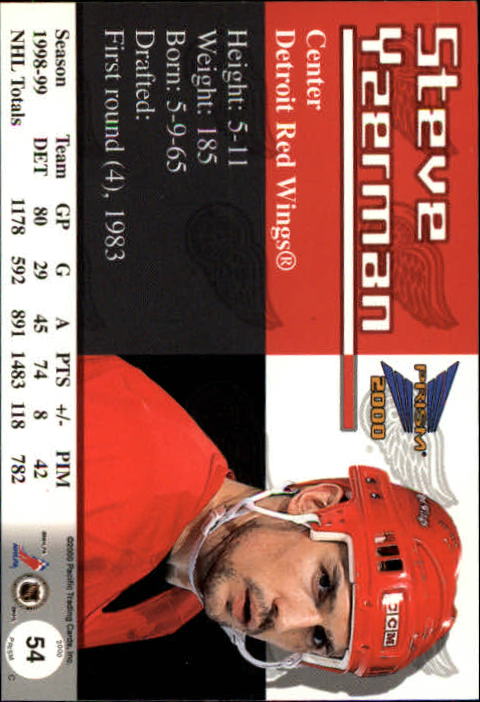 A5427- 1999-00 Pacific Prism Hk #s 1-150 +Rookies -You Pick- 15+ FREE US SHIP - Picture 107 of 293