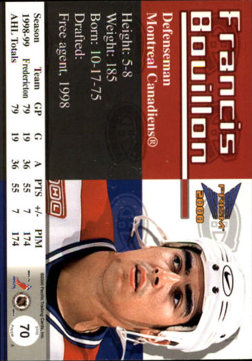 A5427- 1999-00 Pacific Prism Hk #s 1-150 +Rookies -You Pick- 15+ FREE US SHIP - Picture 139 of 293