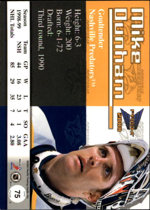 A5427- 1999-00 Pacific Prism Hk #s 1-150 +Rookies -You Pick- 15+ FREE US SHIP - Picture 149 of 293