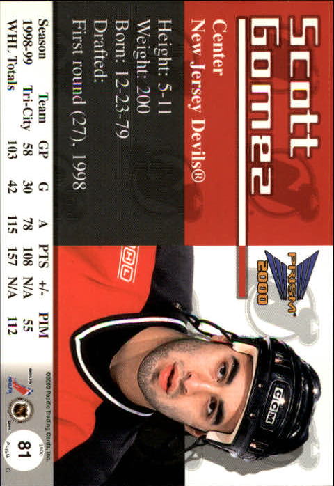 A5427- 1999-00 Pacific Prism Hk #s 1-150 +Rookies -You Pick- 15+ FREE US SHIP - Picture 159 of 293