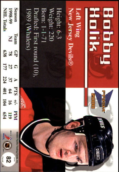 A5427- 1999-00 Pacific Prism Hk #s 1-150 +Rookies -You Pick- 15+ FREE US SHIP - Picture 161 of 293