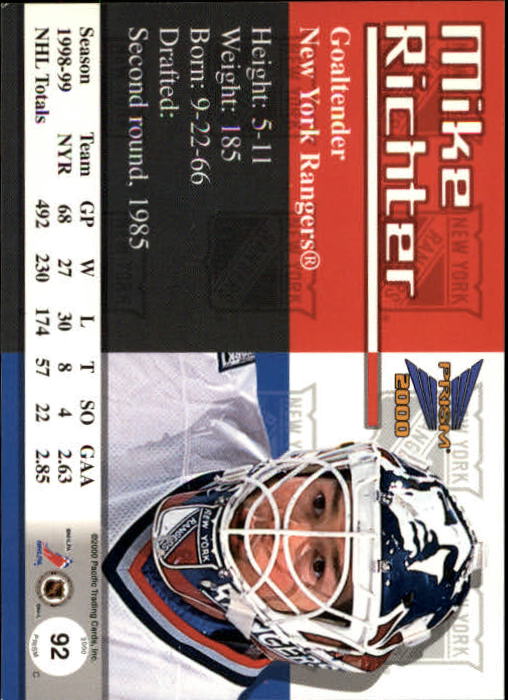A5427- 1999-00 Pacific Prism Hk #s 1-150 +Rookies -You Pick- 15+ FREE US SHIP - Picture 181 of 293
