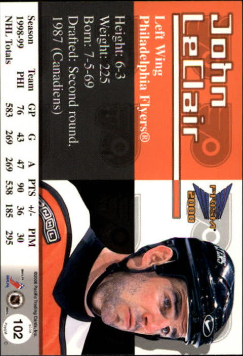 A5427- 1999-00 Pacific Prism Hk #s 1-150 +Rookies -You Pick- 15+ FREE US SHIP - Picture 201 of 293