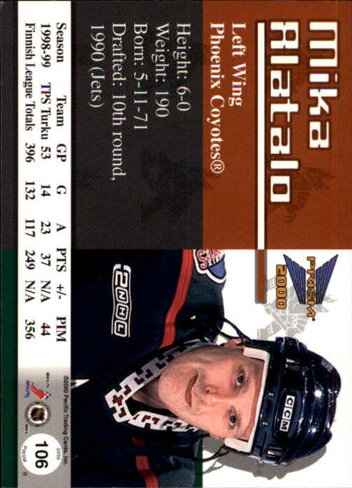 A5427- 1999-00 Pacific Prism Hk #s 1-150 +Rookies -You Pick- 15+ FREE US SHIP - Picture 207 of 293