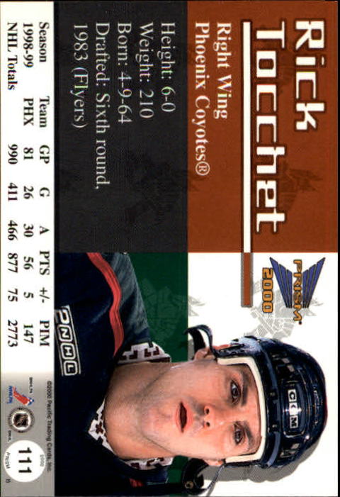 A5427- 1999-00 Pacific Prism Hk #s 1-150 +Rookies -You Pick- 15+ FREE US SHIP - Picture 217 of 293