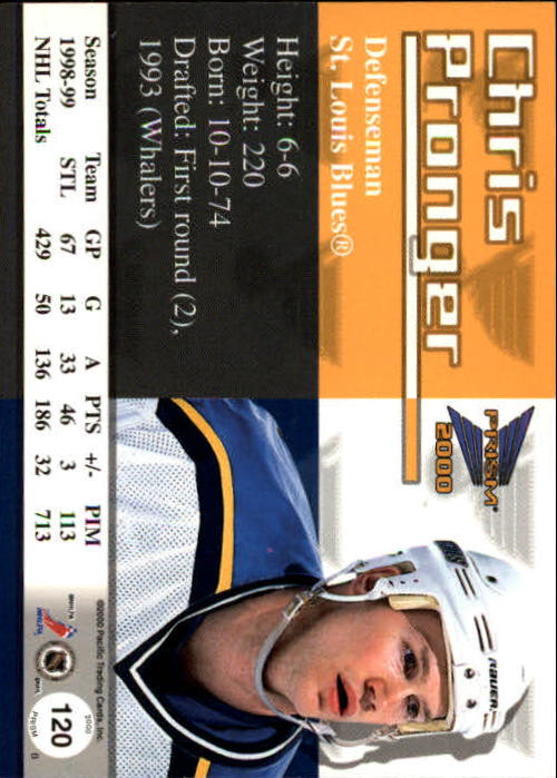 A5427- 1999-00 Pacific Prism Hk #s 1-150 +Rookies -You Pick- 15+ FREE US SHIP - Picture 233 of 293