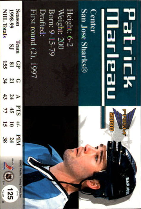 A5427- 1999-00 Pacific Prism Hk #s 1-150 +Rookies -You Pick- 15+ FREE US SHIP - Picture 243 of 293