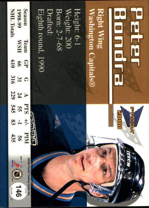 A5427- 1999-00 Pacific Prism Hk #s 1-150 +Rookies -You Pick- 15+ FREE US SHIP - Picture 285 of 293