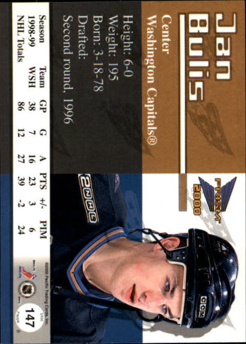 A5427- 1999-00 Pacific Prism Hk #s 1-150 +Rookies -You Pick- 15+ FREE US SHIP - Picture 287 of 293