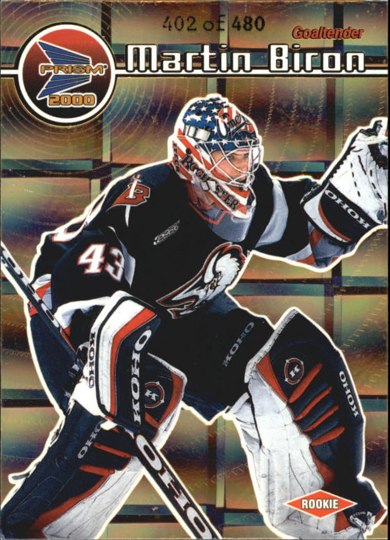 1999-00 Pacific Prism Holographic Gold #17 Martin Biron