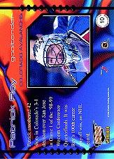 1999-00 Revolution Showstoppers #10 Patrick Roy back image