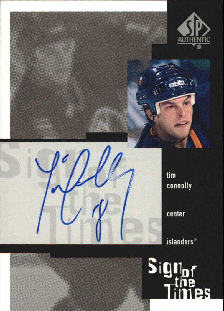 1999-00 SP Authentic Sign of the Times #TC Tim Connolly