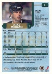 1999-00 Topps Chrome #6 Mike Modano back image