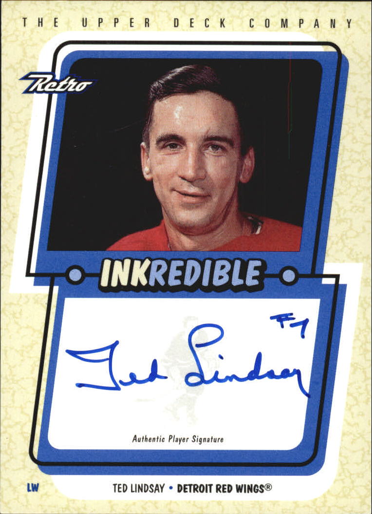 1999-00 Upper Deck Retro Inkredible #TL Ted Lindsay