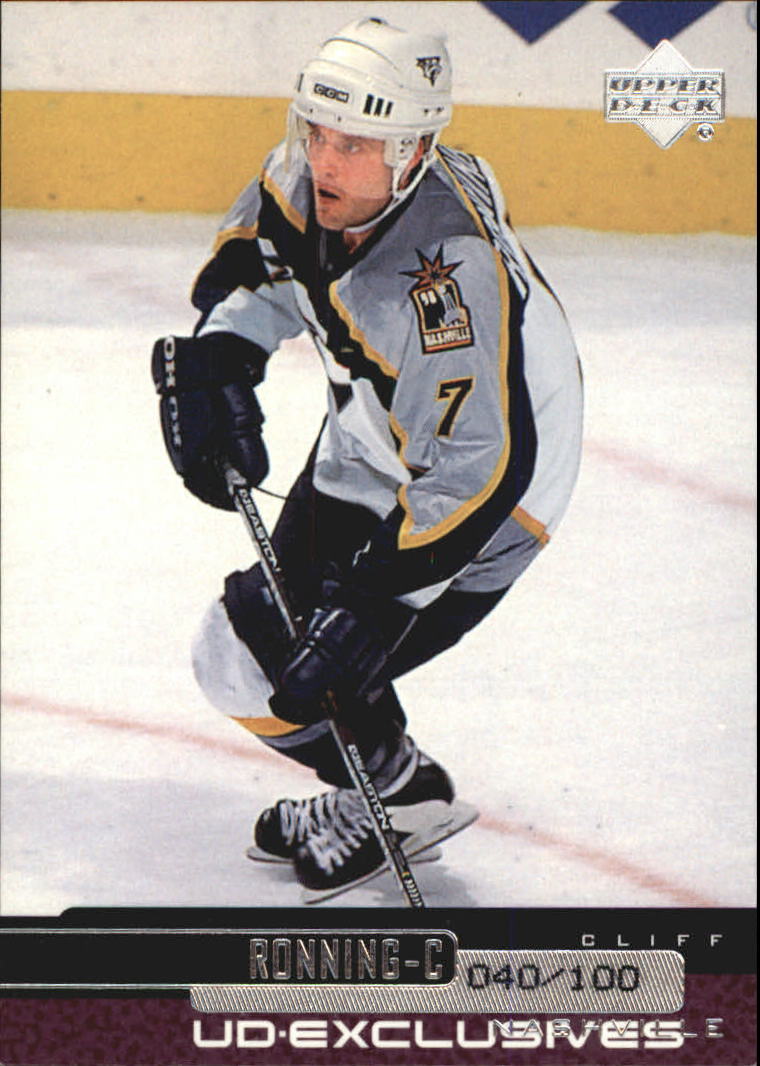 1999-00 Upper Deck Exclusives #72 Cliff Ronning