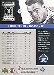 1999-00 Upper Deck Century Legends #38 Charlie Conacher back image
