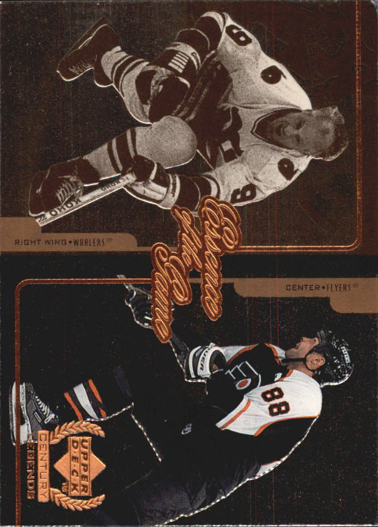 1999-00 Upper Deck Century Legends Essence of the Game #E4 Gordie Howe/Eric Lindros