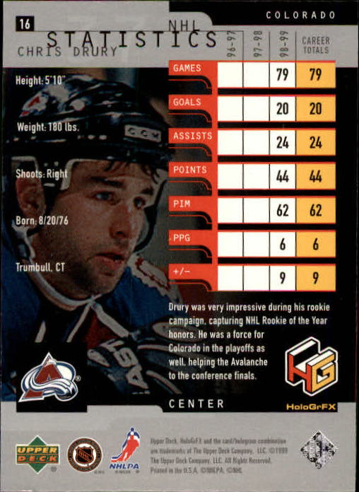 1999-00 Upper Deck HoloGrFX - #5 Ray Bourque