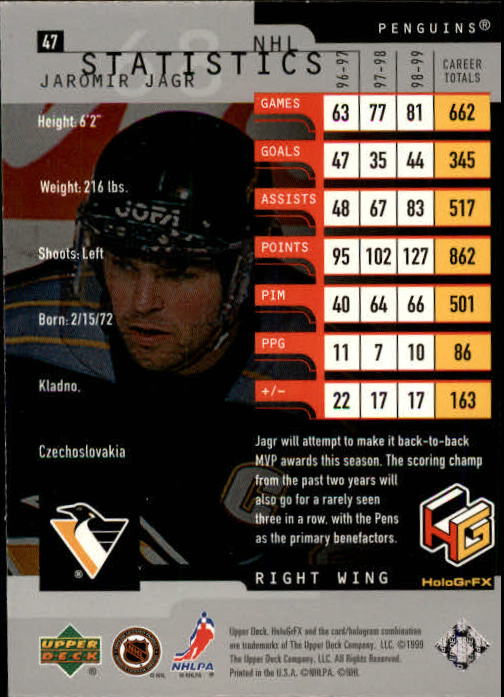 1999-00 Upper Deck HoloGrFX - #5 Ray Bourque