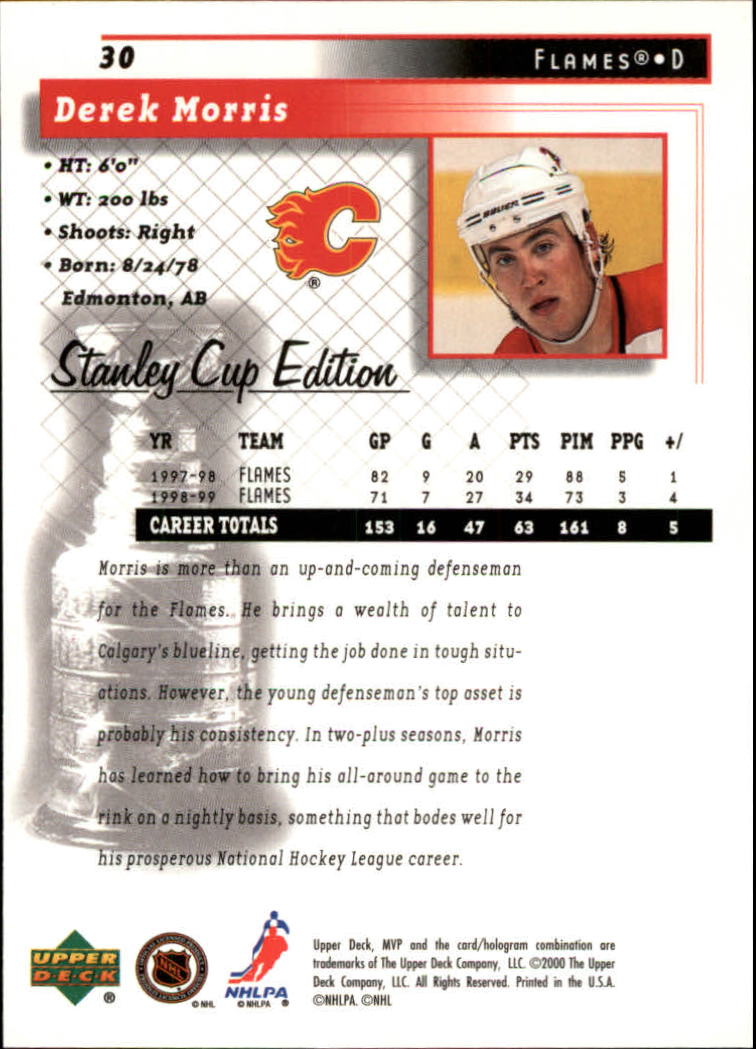 1999-00 Upper Deck MVP Stanley Cup Edition - #9 Ed Ward