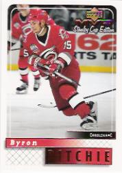 1999-00 Upper Deck MVP SC Edition #41 Byron Ritchie RC