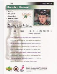 1999-00 Upper Deck MVP SC Edition #61 Brenden Morrow back image