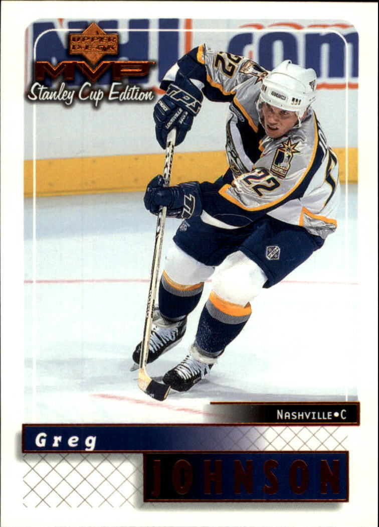 1999-00 Upper Deck MVP SC Edition #102 Greg Johnson