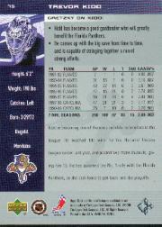1999-00 Wayne Gretzky Hockey #75 Trevor Kidd back image