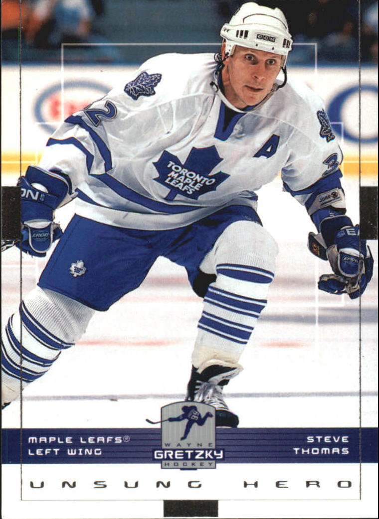 1999-00 Wayne Gretzky Hockey Maple Leafs Hockey Card #161 ...