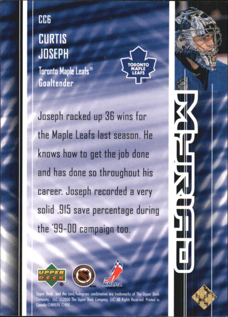 jo太郎2 2000-01 Black Diamond Myriad #CC6 Curtis Joseph - NM-MT | eBay