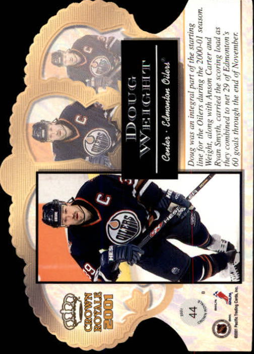 2000-01 Crown Royale Premiere Date #44 Doug Weight back image