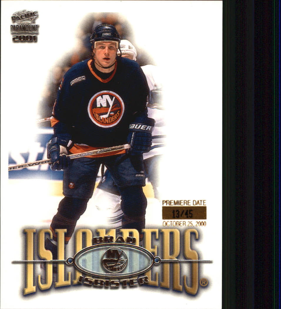 2000-01 Paramount Premiere Date #154 Brad Isbister