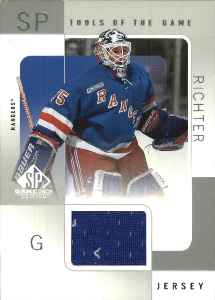 2000-01 SP Game Used Tools of the Game #MR Mike Richter