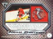 2000-01 Titanium Game Gear #6 Alexei Zhamnov/206 back image