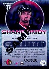 2000-01 Titanium Draft Day Edition #168 Shane Hnidy RC back image