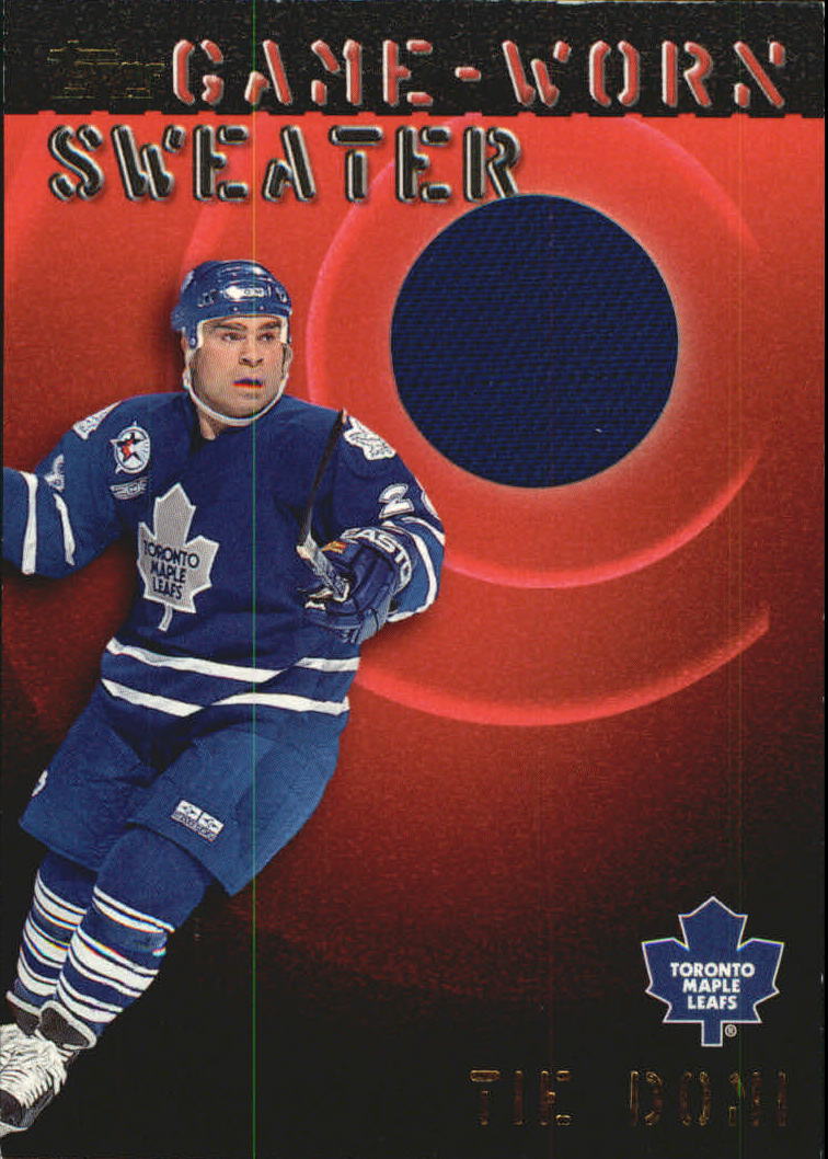2000-01 Topps Game Worn Sweaters #GWTD Tie Domi