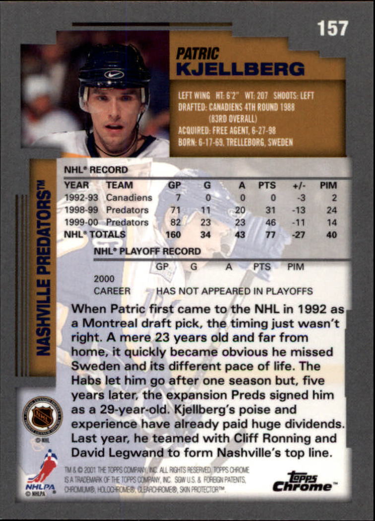 A2340- 2000-01 Topps Chrome Hockey Card #s 1-251 -You Pick- 15+ FREE US SHIP - Picture 77 of 286