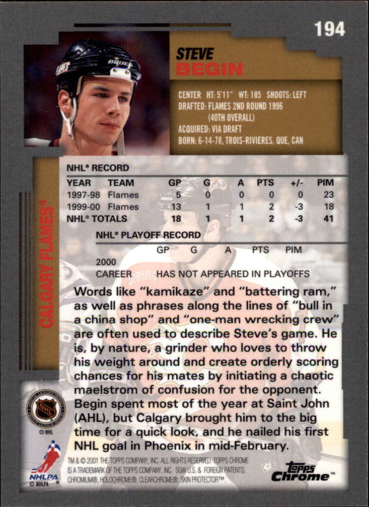 A2340- 2000-01 Topps Chrome Hockey Card #s 1-251 -You Pick- 15+ FREE US SHIP - Picture 115 of 286