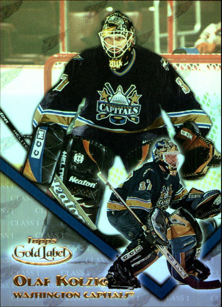 2000-01 Topps Gold Label Class 1 #4 Olaf Kolzig