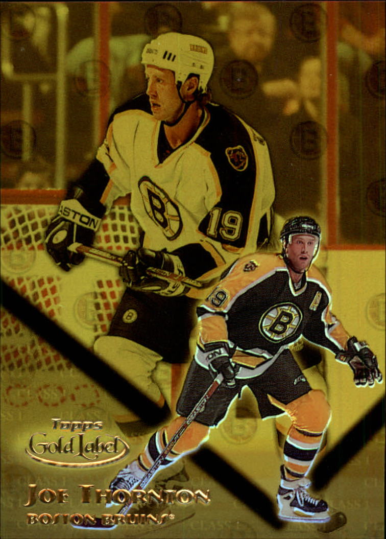 2000-01 Topps Gold Label Class 1 Gold #7 Joe Thornton